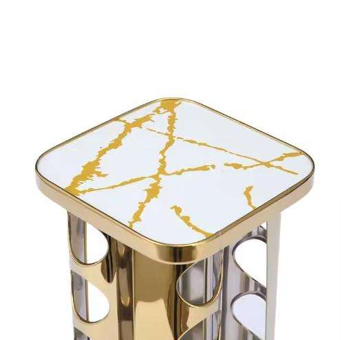 12-Jar Rotating Stainless Steel Spice Rack Organizer with Lids for Spices
