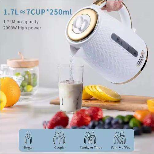 1.7L 2000W New Arrival Electric Tea Kettle High Quality Smart Water Kettle
