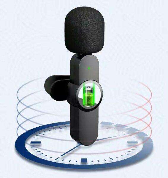 K8 Type C Wireless  Audio Video Recording Mini Microphone