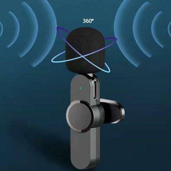 K8 Type C Wireless  Audio Video Recording Mini Microphone