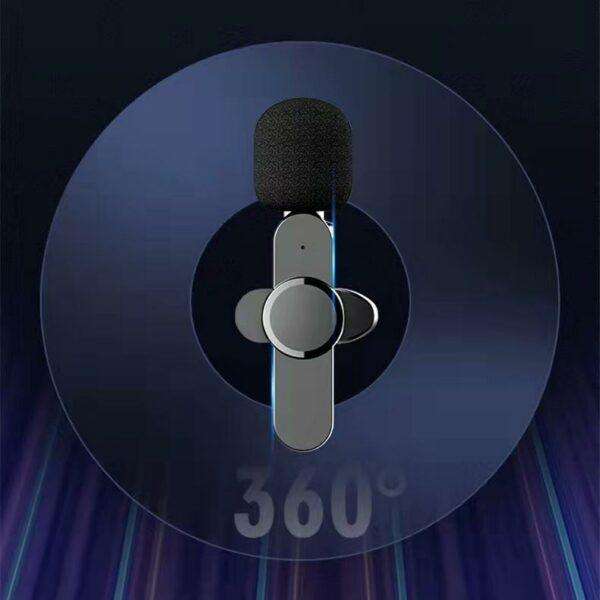 K8 Type C Wireless  Audio Video Recording Mini Microphone