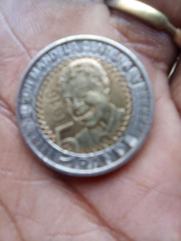 Nelson Mandela Centeray 1916 R5 coin 2018