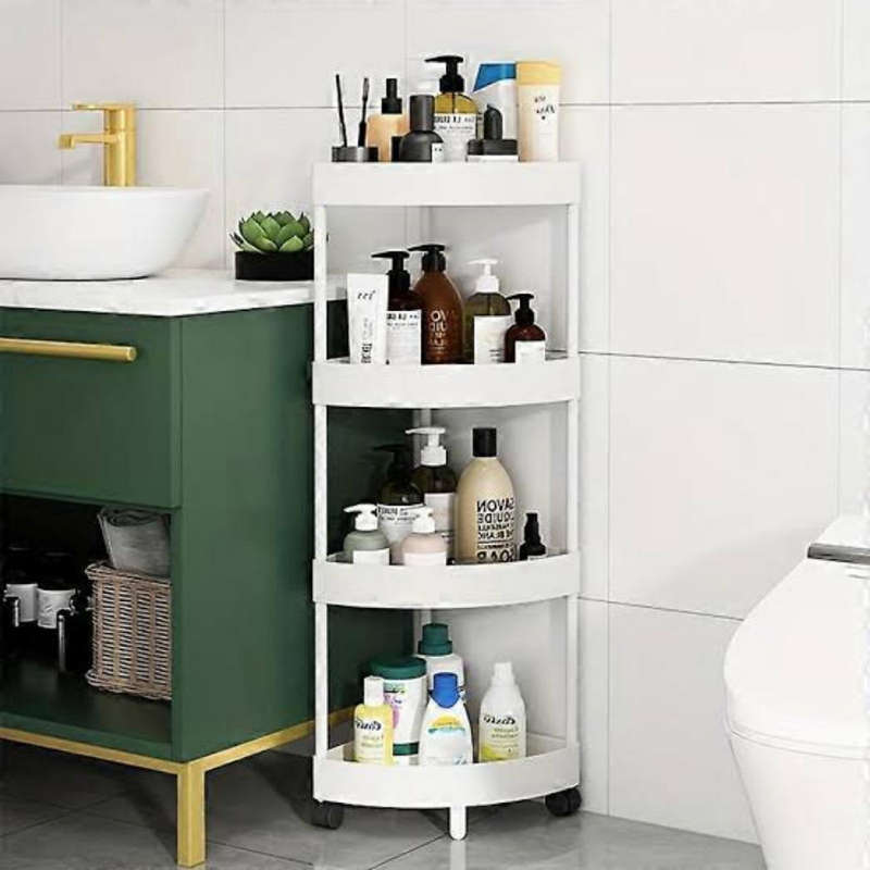 Corner storage rack