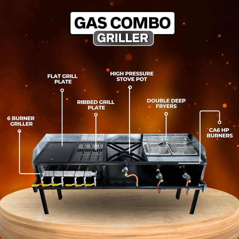 Gas Combo Griller XL (9 Burner)