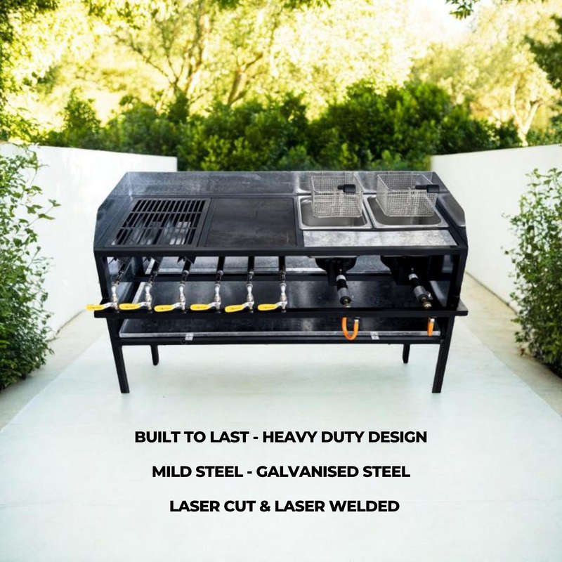 Gas Combo Griller (8 Burner)