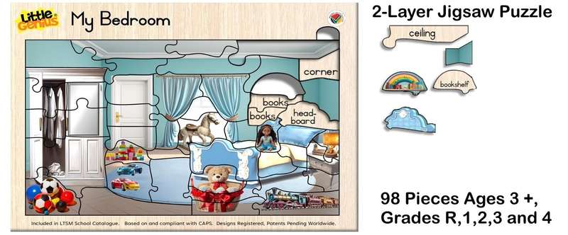 Little Genius M Bedroom Blue puzzle
