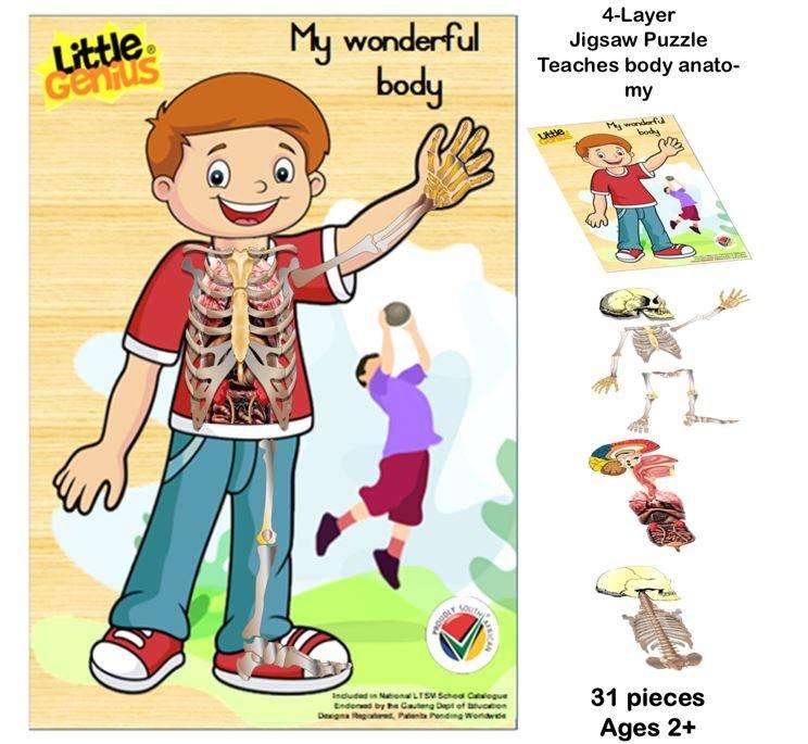 Little Genius My Wonderful Body puzzle
