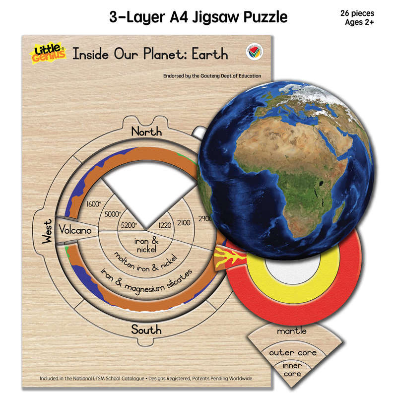 Little Genius Insidr our Planet Earth puzzle