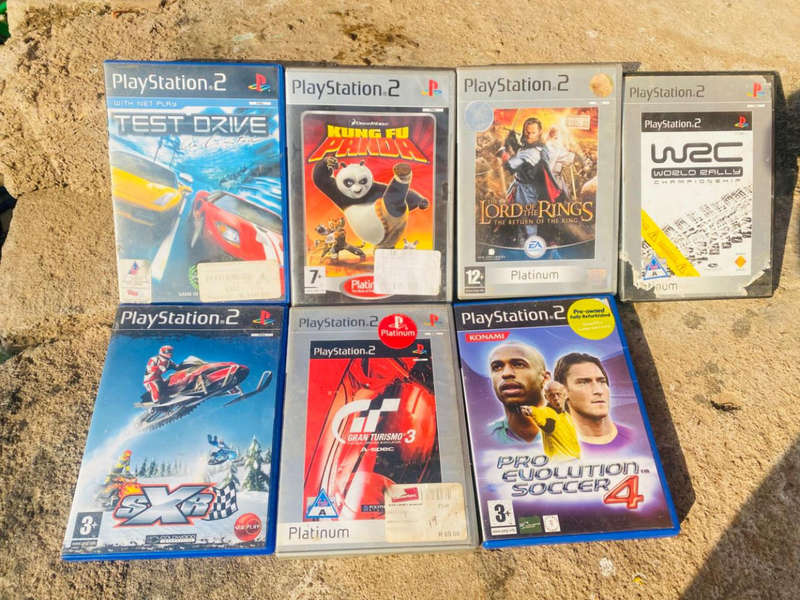 Original PlayStation 2 Game Bundle - 7 PS2 cd