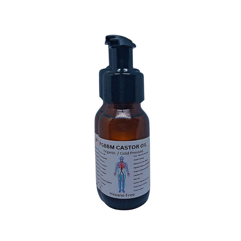 50ml Castor Oil (Organic,Cold Pressed & Hexane Free)
