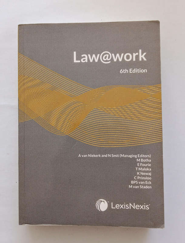 Law@work 6th edition book
