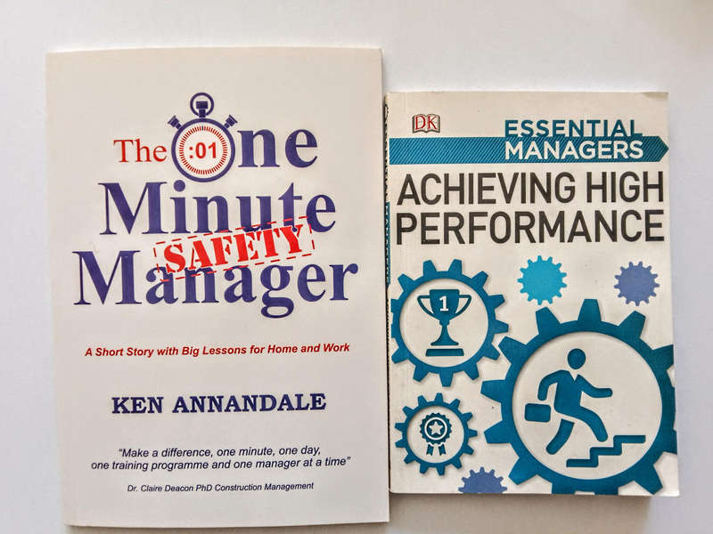 Essential managers combo ( Achieving high performance and The one minute safety manager ) books