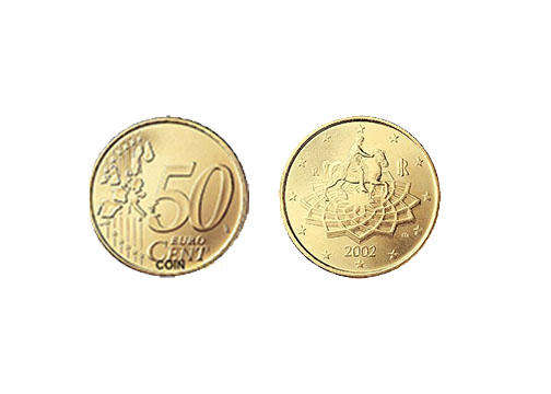 50 cent euro coin 2002