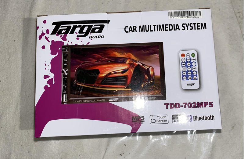 Targa TDD-702MP5 Bluetooth/USB Double Din Radio