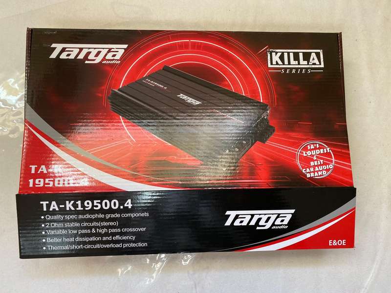 Targa TA-K19500.4 Killa Series 4-Channel Amplifier (19500W)