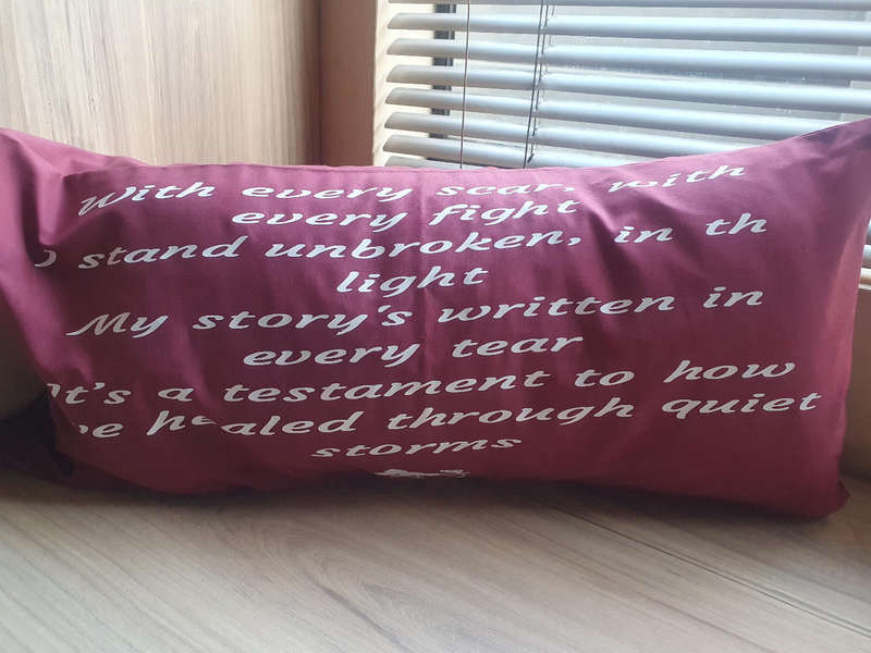 Poetry pillow