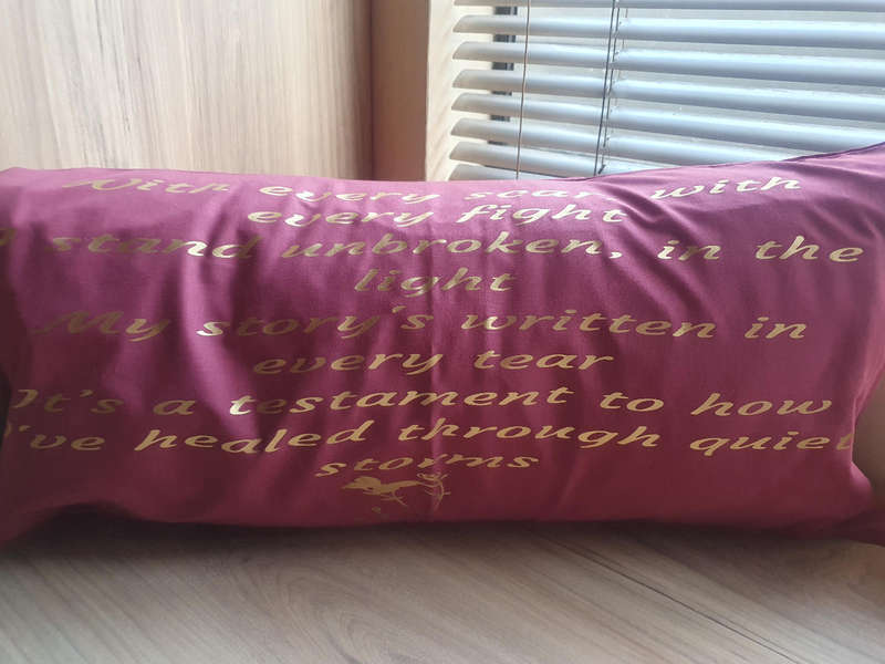 Poetry pillow