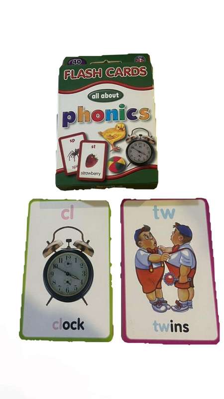 Educational phonics Flash Cards