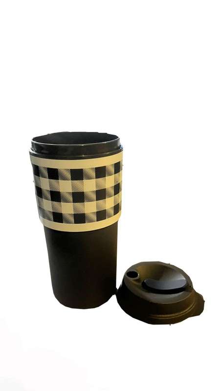 Tupperware 490ml coffee to go(Pink/Dark Grey)