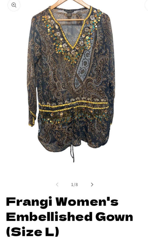 Frangi kaftan shirt
