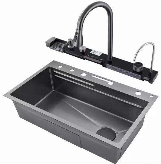 Waterfall Sink with LED