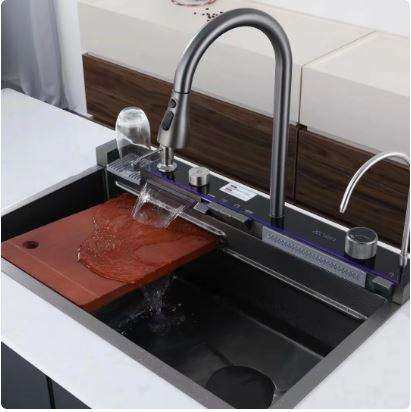 Waterfall Sink with LED