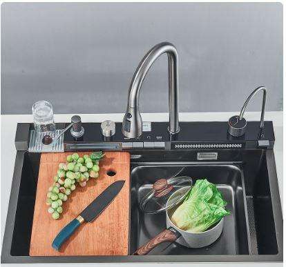 Waterfall Sink with LED