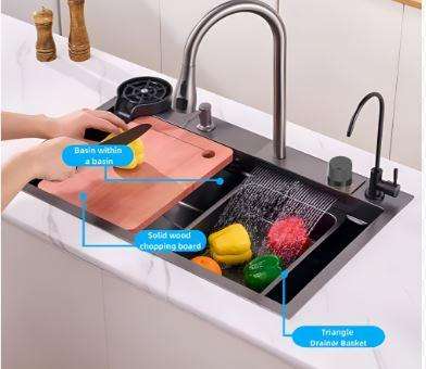 HOMZ LUXURY WATERFALL SINK