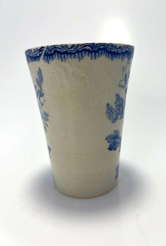 Early to Mid-Century Vintage Societe Ceramique Maastricht Water Tumbler  J.H. De la Rey Portrait &