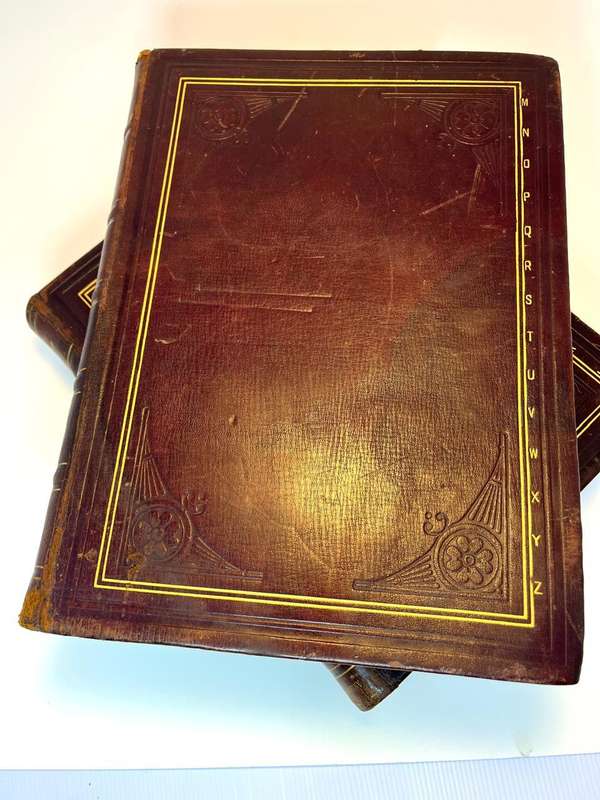 Antique 1899 Standard Dictionary of the English Language  Volumes 1 & 2 (Subscription Edition) | Fu