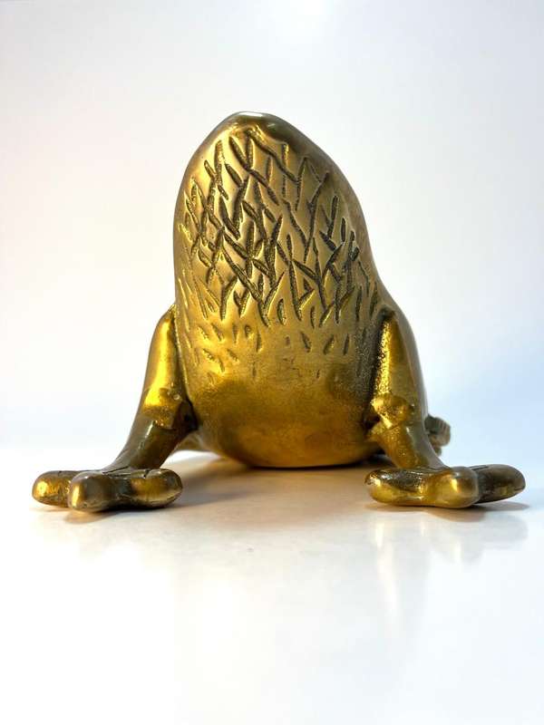 Vintage Heavy Frog / Toad Figurine  Garden, Planter, or Decor