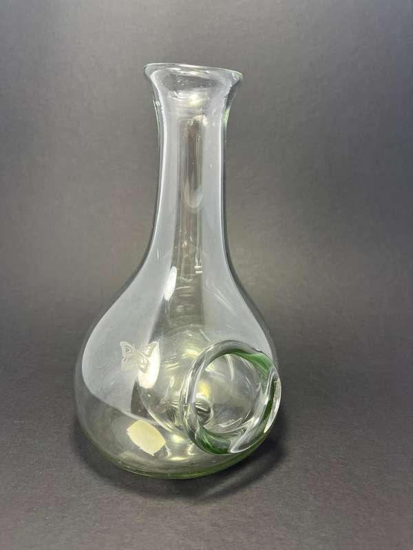 Ngwenya Handblown Wine Carafe (Jug) with Ice Pocket  140 x 240mm | Made in Swaziland