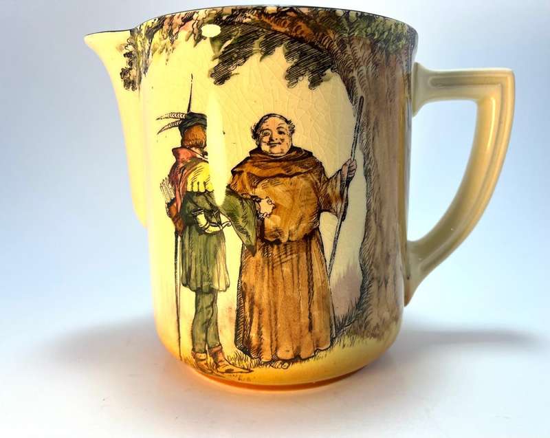 Royal Doulton "Under The Greenwood Tree"  Friar Tuck Jug | D6094 | Robin Hood Series