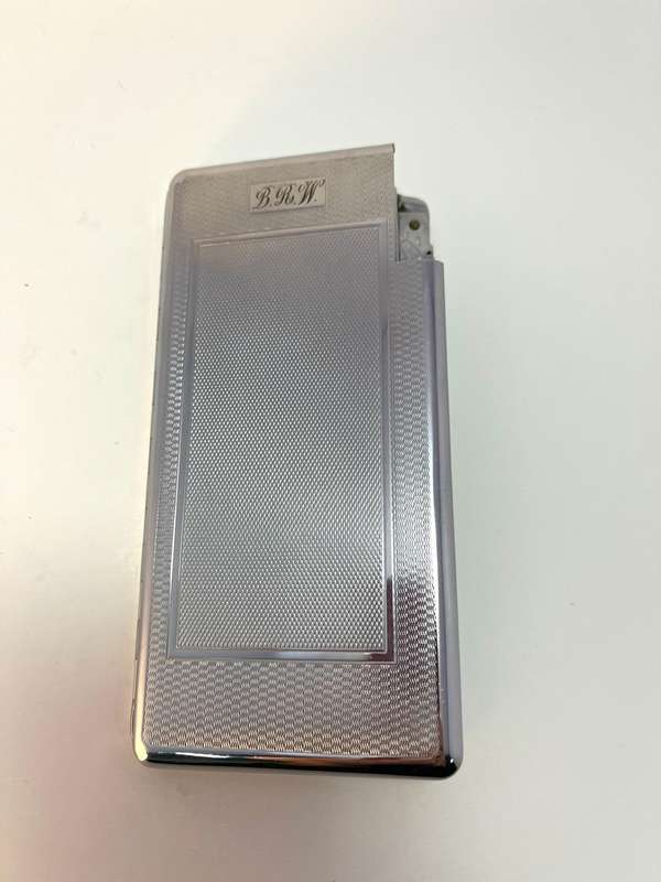 Vintage Kincraft Cigarette Lighter  21st Birthday Gift (1950) | Original Case | Monogrammed
