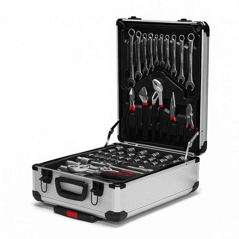 187 PCS PROFESSIONAL TROLLEY TOOL KIT SET
