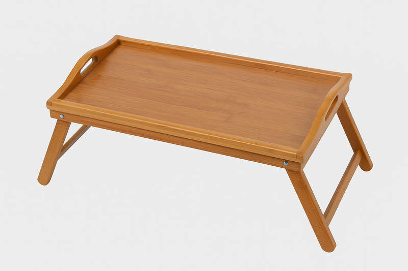 Bamboo Bed Tray with Foldable Legs