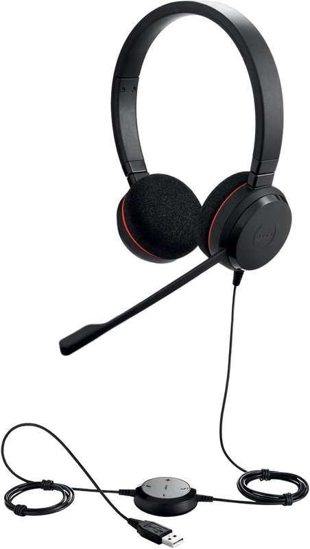 Jabra Evolve 20 Stereo Wired Headset