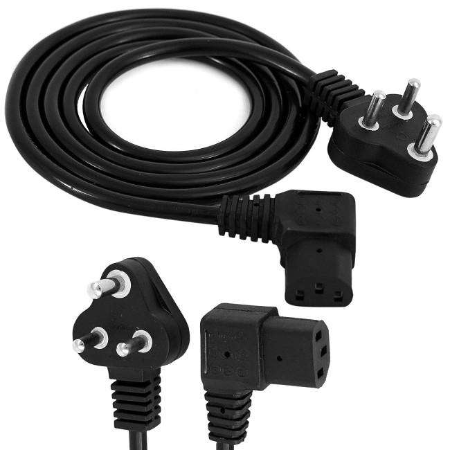 Computer/Kettle Power Cord L-Shape 1.5m
