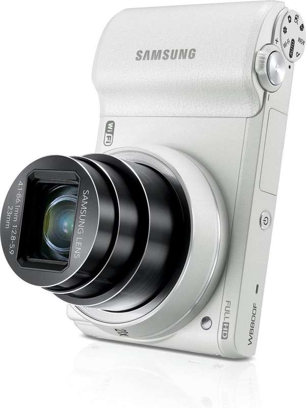 Samsung WB800F 16.3MP CMOS Smart WiFi Digital Camera with 21x Optical Zoom & 3.0" Touch Screen