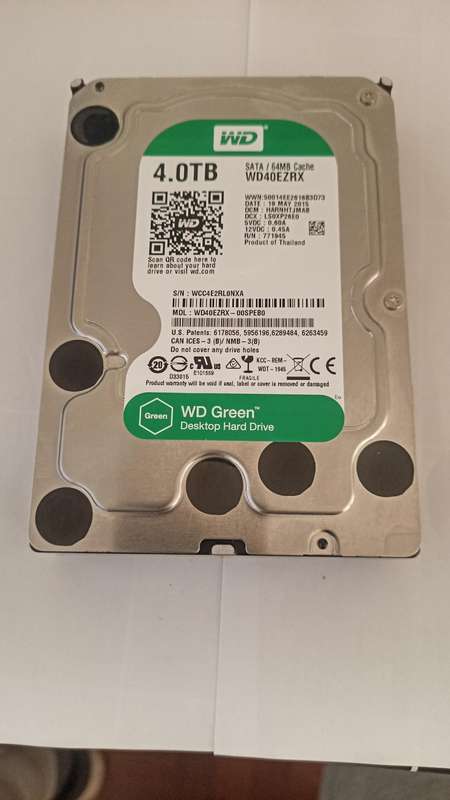 Western Digital 4TB 3.5" Internal Hard Drive