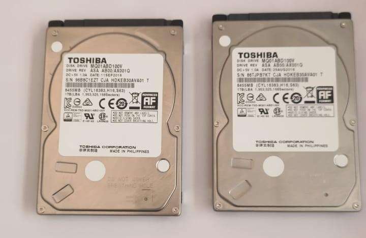 Toshiba 1TB 2.5" Internal Hard Drive