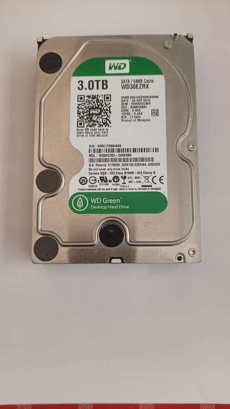 Western Digital (WD Green) 3TB 3.5" Internal Hard Drive