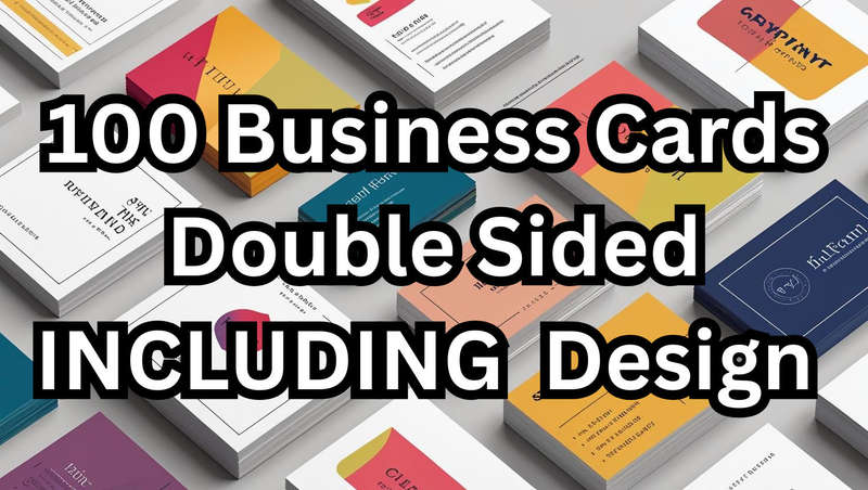 100 Double Side Professional Business Cards