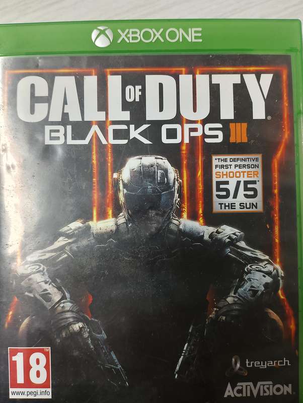 X Box one Game Call of Duty Black Ops 3