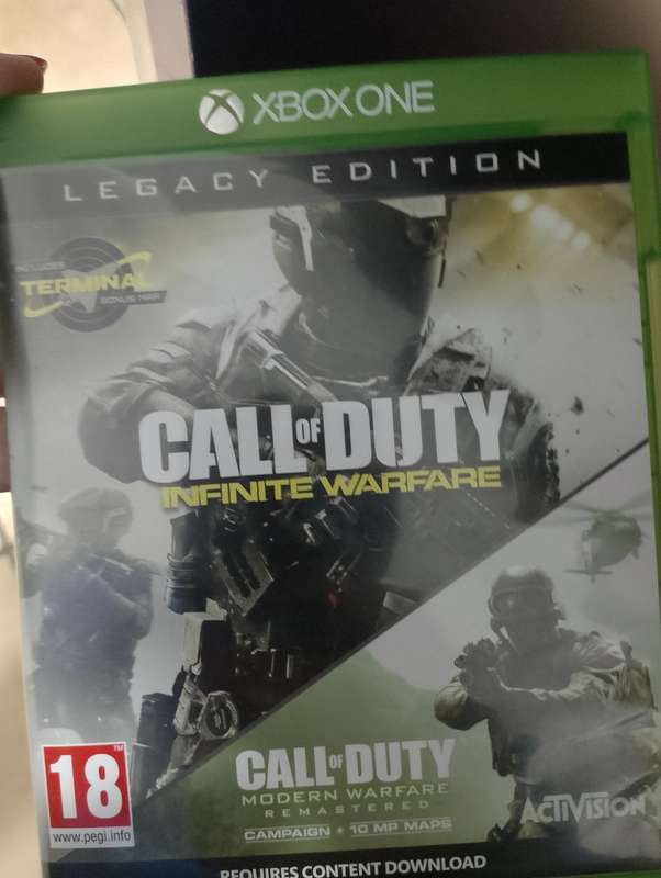 XBOX One Games-  Call of Duty Black Infinite Warfare Legacy Edition & Call of Duty Ghost X Box 360
