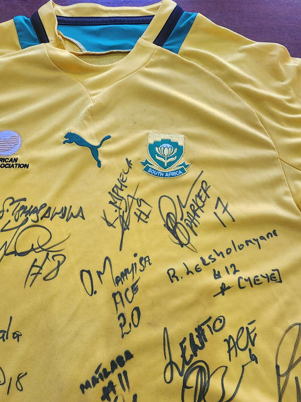 Bafana Bafana Signed Orignal Jersey