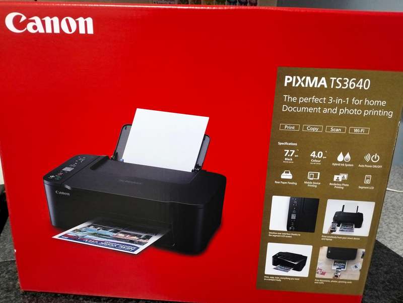Canon PIXMA TS3640 - Inkjet Printer
