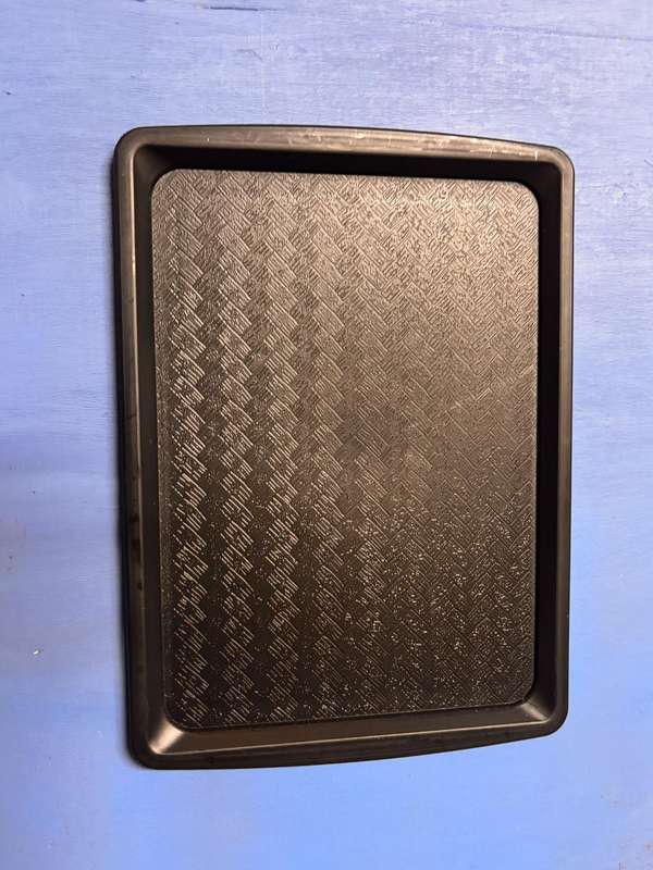 TUFF TRAY 4 BLACK-RECT 300MM BY 215MM