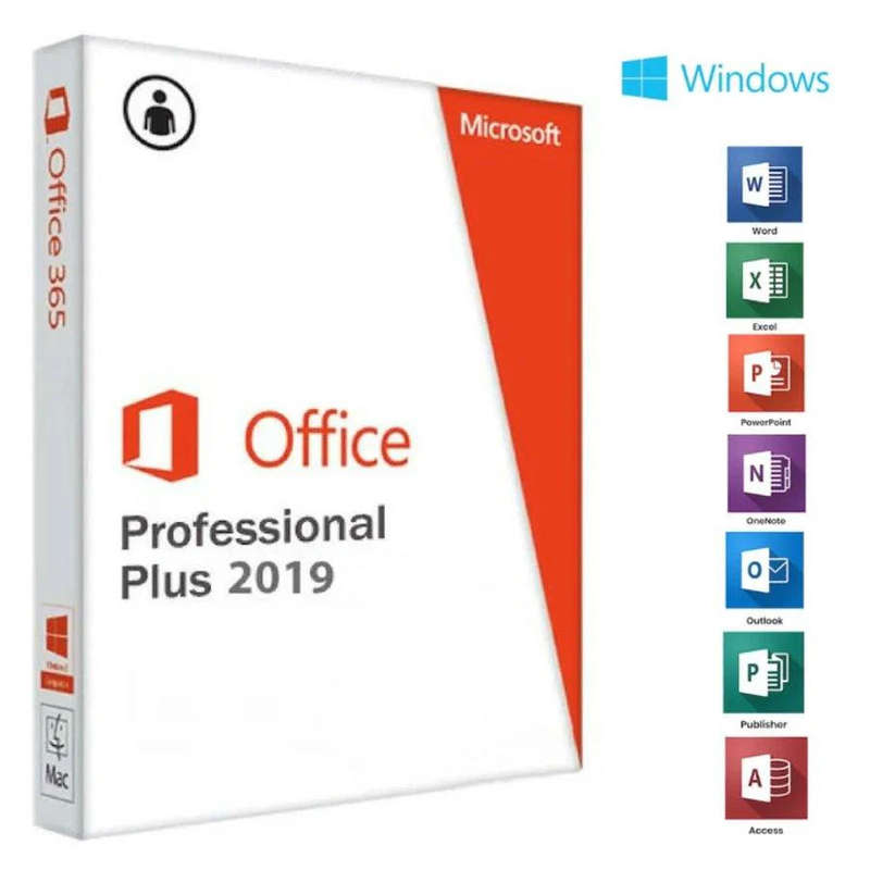 Microsoft Office 2019 Lifetime Professional Plus, Home & Business for Windows or Mac (Up to 93%Off)