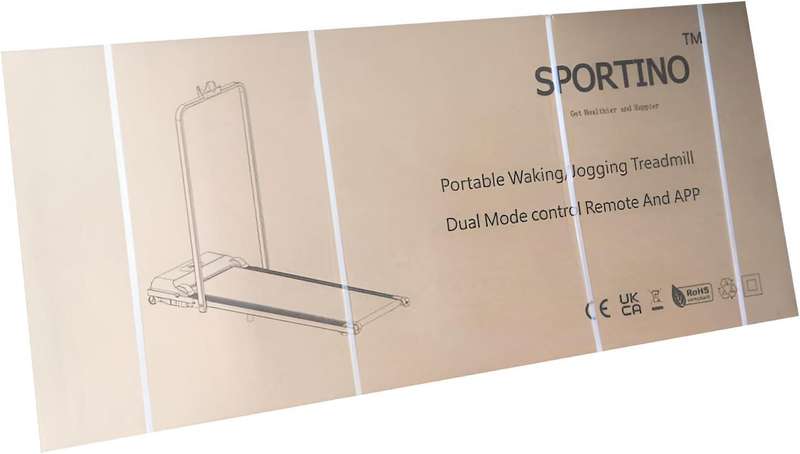 SPORTINO  Walkingpad Portable Treadmill Bluetooth with Fitness App Compatibility and handlebar RUN!